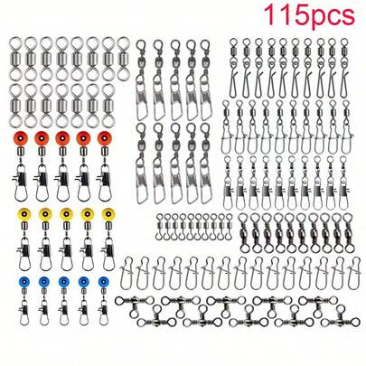 Bộ nối cần câu 115 món, cần câu xoay thay nhanh, cần câu xoay thay nhanh, cần câu xoay thay nhanh