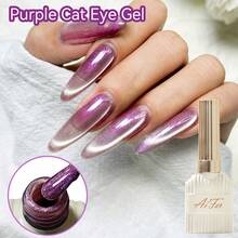 AiFer 1瓶15毫升水晶猫眼磁性凝胶指甲油,可卸UV LED凝胶,适合所有季节的美甲设计。 - 彩色 - 查看 18