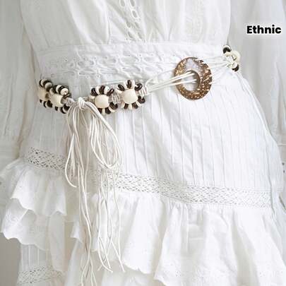 Bohemian Style Girl's Autumn/Winter Waist Chain, Can Be Matched With Dresses, Sweaters, Waist Belt Decorative Accessory