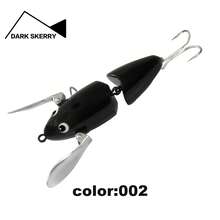 18g/82mm Multi-Section Floating Catfish Lure, Metal Wing Propeller Surface Bait, Can Add Glow Stick (Excluding Battery), Stable Swimming Posture, Targeting Catfish, Black Fish, Carp, Bass, Glow-In-The-Dark Fish Eye - Multicolor - View 9