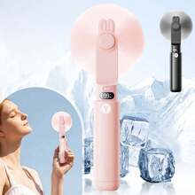 Quạt mini cầm tay kỹ thuật số gấp gọn, nhẹ, có thể sạc lại kèm dây đeo - Lý tưởng cho văn phòng, ngoài trời, du lịch và cắm trại - Luôn mát mẻ mọi lúc mọi nơi, Ngày lễ tình nhân Brazil, Ngày lễ tình nhân Brazil, Ngày lễ tình nhân 12 tháng 6, Quà tặng tình yêu, Quà tặng cặp đôi, Quà tặng lãng mạn, Quà tặng kỷ niệm, Quà tặng cho bạn trai, bạn gái, Quà, Trang sức, Lễ hội tháng Sáu của Brazil - Nhiều màu - Xem 1