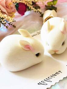 1pc 6-Cavity Large 3D Easter Bunny Silicone Mold, 6-Cavity Rabbit Shaped DIY Baking Mold Suitable For Mousse, Cake, Soap, Jelly, Candle, High Quality Silicone Mold And Healthy For Baking, Soap Making And DIY Projects - View 4
