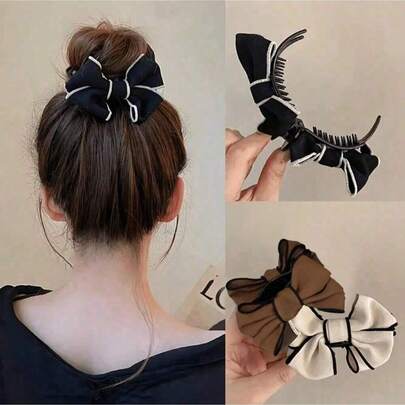 1 pieza Clip de pelo con bola minimalista y de moda, diseño elegante adecuado para damas, ambiente de vacaciones, adecuado para vacaciones y sesiones de fotos, nuevo accesorio de primavera/verano para el cabello, regalo ideal para amigos, pinza plana, pinzas para el cabello, pasadores, accesorios para la cabeza, horquillas