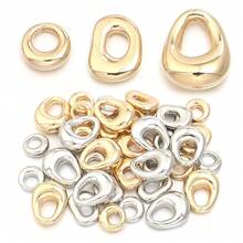 30-100pcs Asymmetrical Water Drop Shaped CCB Beads, Unique Handmade DIY Spacer Beads For Jewelry Making, Necklace, Pendant, Decoration Accessories - Irregular Alien Shape - View 2