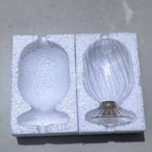 Caja de almacenamiento de cigarrillos/cerillas con campana de vidrio de 4 pulgadas y cerradura de , adecuada para la decoración de la chimenea y el baño (cerillas no incluidas) - Multicolor - Ver 7