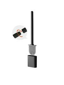 1 chổi cọ bồn cầu silicon mềm, tay cầm có thể tháo rời, chổi cọ bồn cầu gắn tường không góc chết kèm đế, dụng cụ vệ sinh phòng tắm, chổi cọ bồn cầu silicon mềm mới với tay cầm có thể tháo rời, thích hợp cho phòng tắm gia đình, chổi cọ bồn cầu gắn tường không cần khoan. - Bàn chải bồn cầu - Xem 6