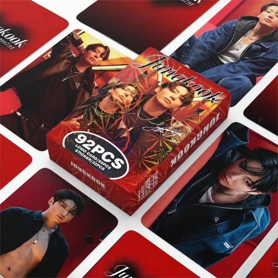 BT/S（JK Jimin V J-Hope RM Jin Dynamite/FESTA）收藏照片卡套装 - 粉丝自制剪贴簿套装，粉丝生日礼物 | 带展示盒的交易卡，书签套装，收藏卡，情人节礼物，小礼物，人气组合应援卡，收藏小卡，新款收藏贺卡，卡片展示收藏，流行音乐周边，盒装装饰小卡 - 彩色 - 查看 1