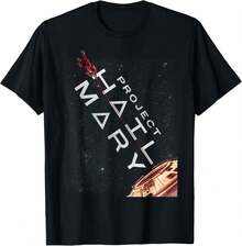 Project Hail Mary Movie Poster T-Shirt - 黑色 - 查看 2