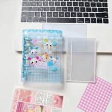 One A7 Size Transparent Single-Pocket Journal, Sticker Organizer, Sticker Book, DIY Journal, PP Material Transparent Inner Page Replacement Core, Large Capacity Portable Sticker Book, K-POP Photo Card Storage, Photo Album, Scrapbook, Shield Book, Sticker Book, Notebook, Budget Management Journal, Suitable For Back-To-School Supplies, Office Stationery, Etc. - 1 Set - View 10