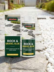Pegamento para piedras, aglutinante de piedras para paisajismo, pegamento para fijar piedras trituradas al aire libre, adhesivo multiusos - A - Ver 2
