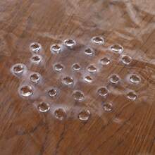 HXARTMIS 1 chiếc khăn trải bàn PVC màu trắng thanh lịch, viền ren thêu, khăn trải bàn chống thấm nước thêu hoa cổ điển, khăn trải bàn khoét lỗ lãng mạn phù hợp cho phòng ăn, nhà bếp, tiệc cưới và trang trí nhà cửa, Ngày của Mẹ, Ngày của Cha, Ngày Valentine và các dịp lễ khác. - trắng - Xem 8