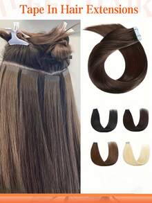 Extensions de cheveux à bandes de haute qualité, résistantes à la chaleur, 2 pièces/lot, boucles Jerry ondulées, mèches bouclées courtes, extensions de cheveux Afro, 50 grammes/mèche, peuvent être permanentées, teintes et restyle à plusieurs reprises pour les femmes. 22 pouces 60g 20 pièces extensions de peau sans couture avec bandes adhésives, cheveux lisses soyeux avec extrémités épaisses. Cadeau parfait pour les femmes/filles, idéal pour une utilisation quotidienne, les fêtes et les mariages pour ajouter de la longueur et du volume. - Multicolore - Voir 3
