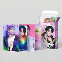 1 Caja (60 fotocards holográficas + 64 pegatinas) Colección de fotocards de alta definición de KPOP STAY I.N SEU LEEKNOW, álbum, mercancía de concierto, regalos, Día de San Valentín, regalos de Navidad, decoraciones - Multicolor - Ver 9