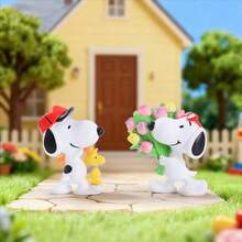 SNOOPY 1个卡通花生手工盲盒，创意桌面摆件惊喜礼物，款式随机 - 彩色 - 查看 4