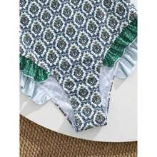 2026 New 2 Piece Swimsuit For Women With Cover Up Skirt - Halter Bathing Suits Starfish Print Swimwear Sets - Beach Pool Vacation Summer Outfit - 彩色 - 查看 5