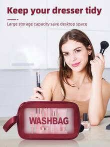 19 PIEZAS Juego de herramientas de maquillaje que incluye: 16 PIEZAS Juego de brochas de maquillaje + 2 PIEZAS Borlas de polvo de cojín de aire + 1 Bolsa de tocador y cosméticos con cremallera multifuncional impermeable - Multicolor - Ver 8