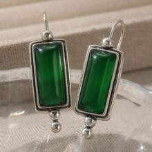 Vintage Long Dangle Earrings, Featuring Bohemian Elegant Style, Minimalist Design, Ideal Gift For Anniversary And Birthday - Silver - View 1