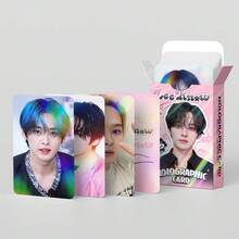 1 Caja (60 fotocards holográficas + 64 pegatinas) Colección de fotocards de alta definición de KPOP STAY I.N SEU LEEKNOW, álbum, mercancía de concierto, regalos, Día de San Valentín, regalos de Navidad, decoraciones - Multicolor - Ver 8