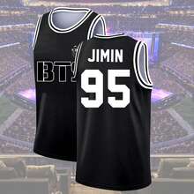 K-POP BTSS Fans Jin Basketball Jersey For Men And Women Jin Top Tee T-Shirt, Retro World Tour 2026 Merch Gifts, Bangtan Come Back Basketball Jersey Tee Gift, Elegant Party Men And Women's Tee, Ideal For Travel, Home Wear, Parties & Casual Wear For Adults, Elegant & Fashionable Clothing | Playful Graphic Tee | Nontransparent Material - JIN-92 - 查看 2