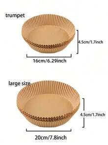 Air Fryer Parchment Paper, Baking Mat Liners For Oven, Grill And Air Fryer - Coffee Brown - View 9