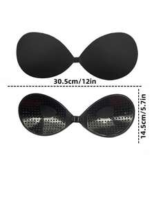 1/2/10pcs Invisible Strapless Bra, Front Closure | Reusable Silicone Nipple Covers, Suitable For Backless Dresses | Adhesive Nipple Pasties, Suitable For Party And Evening Gowns - Multicolor - View 12