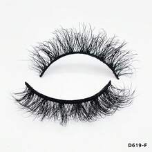 MKHLINA 1 Pair 15mm 5D Handmade False Eyelashes, Natural Daily Wear Faux Mink Lashes, Reusable, Suitable For Spring Summer Makeup - Black - View 19