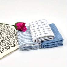 3pcs Waffle Pattern Kitchen Towel Set, Highly Absorbent, Soft Cleaning Cloth, Towel, Dish & Tea Towel - 35*35cm - View 4