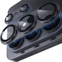 1 buah Pelindung Lensa Kamera Paduan Aluminium untuk Samsung Galaxy S26Ultra / S26 / S26+ Anti-Jatuh Kaca Tempered Logam Penutup Kamera Belakang Pelindung Lensa Kamera Hitam Perak Biru Ungu Pelindung Lensa Armor - MultiWarna - View 5
