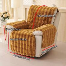 1 chiếc đệm sofa đơn dày dặn, giả lông thỏ, thân thiện với thú cưng, dùng được cả bốn mùa, chống trơn trượt, có thể giặt máy, tích hợp trong bộ sofa thông thường, đệm ngồi cao cấp. - nhiều màu - Xem 15