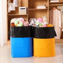 1pc Extra Large Zipper Moving Bag, Thick & Durable Storage Bag, Rectangular Large Capacity Space-Saving Design, Portable Organizer Bag Suitable For Clothes, Bedding, Home Goods, Ideal For Moving, Travel, Daily Use - Multicolor - View 4