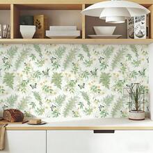 1 Cuộn Giấy Dán Tường Tự Dính Họa Tiết Hoa và Bướm Phong Cách Bohemian, Giấy Dán Tường Phong Cách Đồng Quê Tươi Mát, Giấy Dán Tường PET Không Mối Nối, Chống Thấm Nước, Dễ Dán Và Tháo Gỡ, Thích Hợp Cho Nhà Bếp, Phòng Ăn, Phòng Khách, Lối Vào, Phông Nền Sofa, Phòng Học, Đầu Giường Phòng Ngủ, Trang Trí Tường TV, Sửa Chữa Tủ/Tủ Quần Áo, Trang Trí Nhà Thuê, Ghép Thẳng, 17.32x118.11/196.85/393.7 Inch - Hoa và bướm - Xem 7
