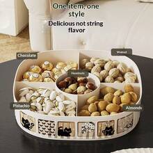 High-Quality Fruit Bowl, Candy Box, Living Room Tea Table Fruit Plate, Nuts & Seeds Tray, Luxurious Elegant Holiday Snack Serving Platter, Suitable For Home Use, Gatherings And Parties - View 3