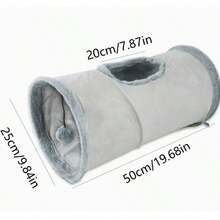 3-In-1 Cozy Cat Tunnel Bed - Play Mat And Warm Nest, Non-Slip Bottom, Suitable For Small To Medium Cats, Rabbits And Hamsters - Multicolor - View 7