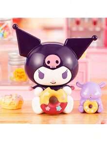 Miniso Sanrio Character Colorful Food Series Blind Box Cute Cartoon Kuromi My Melody Cinnamoroll Hangyodon Pochacco Model Anime Figurine Toy Ornament Birthday Holiday Gift (Random Delivery, 1pc) - Multicolor - View 7