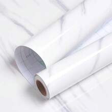 1 Cuộn Giấy Dán Tường Tự Dính, Vân Đá Cẩm Thạch Trắng, Có Lớp Lót Nhôm, Chống Thấm Nước, Có Thể Tháo Gỡ Không Để Lại Keo, Chống Dầu Mỡ, Chống Trầy Xước, Cách Nhiệt, Chống Cháy, Dễ Thi Công, Bóng Mịn, Phong Cách Tối Giản, Sang Trọng, Cao Cấp, Thích Hợp Cho Mặt Bàn Bếp, Cải Tạo Bếp. - nhạc jazz trắng - Xem 8