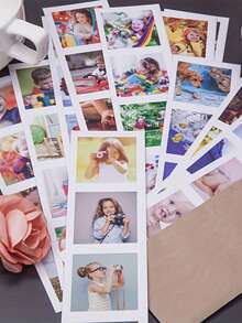 Customized Rectangular Photo, Couple Gift, Souvenir Gift, Creative Home Decor, Photo Wall, Personalized Bookmark, Unique Gift For Friends And Family, High-Definition Printed Photo - Multicolor - View 5