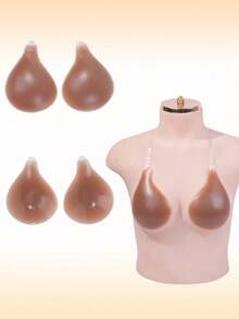 2 Áo ngực silicon tàng hình mới, có dây đeo vai, kiểu dáng chống trượt giúp ngăn ngừa chảy xệ, nâng đỡ, gom ngực và đẩy ngực. Được thiết kế đặc biệt cho chụp ảnh cưới, váy quây, nội y tàng hình, váy ngắn, đầm, du lịch nghỉ dưỡng để tôn lên khe ngực và tạo vẻ gợi cảm cho vòng một. - Cà phê nâu - Xem 14