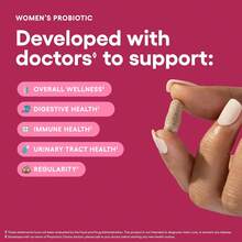 Women's Probiotics 50 Billion CFU – Probiotic Supplement With Prebiotics & Cranberry |   Digestive & Feminine Wellness Support |   30 Capsules - 1 Bottle - View 5