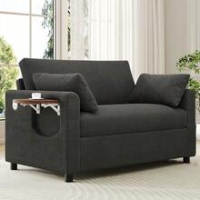 Futons - Gray + Corduroy + 2 Seat - View 4