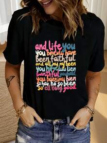 Women T-Shirts - Black - View 9