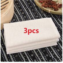 3/6/10 Pack Cheesecloth, 20x20 Inch Hemmed Cheesecloth, Reusable, 100% Unbleached Pre-Cut Cheesecloth For Cooking, Cold Brew Coffee Filtering, Cheese Making, Etc. - Beige - View 10