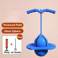 Bouncing Ball Frog Jump Long Height Exercise Equipment Balance Training Toys - Pink - View 5