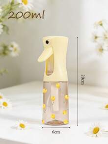 Bình xịt phun sương tự động áp suất cao 200ml/300ml, bình xịt phun sương mịn đa chức năng, thích hợp cho du lịch, công tác, tẩy trang, xịt tóc tái sử dụng, phun sương liên tục, tạo kiểu tóc, vệ sinh, chăm sóc cây cảnh, dưỡng ẩm da mặt, chai PET trong suốt họa tiết hoa tulip vàng, bình xịt du lịch có thể nạp lại. - Nhiều màu - Xem 3