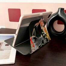 1 Pc Aesthetic Japanese Ukiyo-E Tiger & Koi Fish Print Case For Ipad, 360° Rotating & Foldable Smart Case For IPad - Compatible With IPad Air 6/5/4, For IPad 10 (10.9"), For IPad Pro 2024/Air M3/A16 2025 - Perfect For Work, Travel & Home Use,Compatible With Galaxy Tab A8/A9 Plus/S6 Lite/S7/S9 FE Plus,Compatible With Xiaomi Pad 5/5 Pro/6/6 Pro/7/7 Pro/6S Pro - Multicolor - View 5