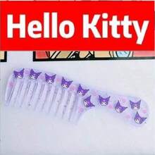 Cartoon Cute Mini Comb KT Sanrio Wide-Tooth Soft Girl Portable Makeup Comb For Bangs - Multicolor - View 9