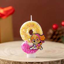 0-9 Velas con forma de cachorro de peluche adorables, hermosas decoraciones para pasteles, regalos ideales para fiestas, adecuados para pasteles de cumpleaños, pasteles de boda, celebraciones de aniversario, reuniones familiares y talla grande - Ver 20
