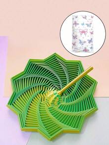 1/2个3D打印螺旋塔，附赠礼品袋，闪亮胡萝卜塔，多边形3D旋转塔，放松桌面摆件，减压道具，办公室装饰，生日礼物，解压玩具，抗压玩具，派对礼品，放松玩具 - 彩色 - 查看 21