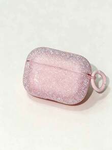 1 chiếc ốp tai nghe mềm bằng TPU đính đá và pha lê, tương thích với Apple 1/2/3, Pro/Pro 2, ốp bảo vệ tai nghe chống rơi. - Hồng - Xem 5