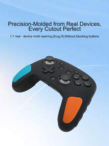 1pc Thicker Dual-Color Protective Cover For Nintendo Switch 2 Pro Controller, Anti-Slip, Anti-Sweat, Anti-Scratch, Enhanced Gameplay Experience - View 5