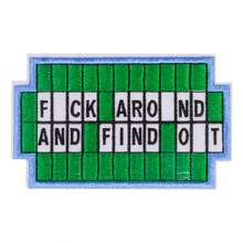 1 miếng vá thêu ủi, dùng để may vá thủ công, thích hợp cho mũ nam, quần áo, quần jean, áo khoác. - A - Xem 8